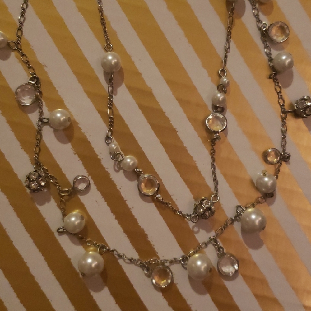 Double chain necklace